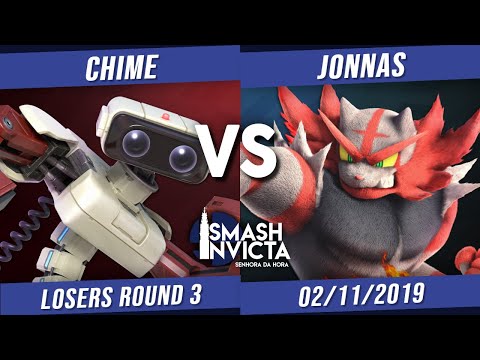 Smash Na Invicta #30 - chime (R.O.B.)  vs Jonnas (Incineroar) - SSBU Losers Round 3
