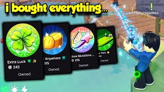 I Bought EVERYTHING In Roblox Fish It! to become a PRO!