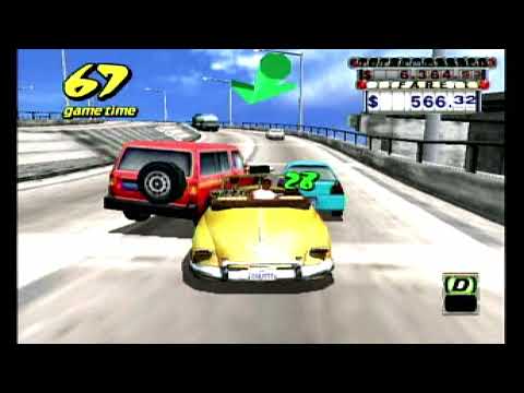 Crazy Taxi - Arcade mode as Gus