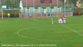 preview picture of video 'Sokół Serock - Legionovia U11 (2004) 1 kwarta'