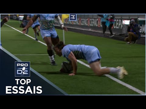 TOP Essais de la J18 – PRO D2 – Saison 2021-2022