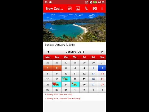 NZ Calendar 2024 Video