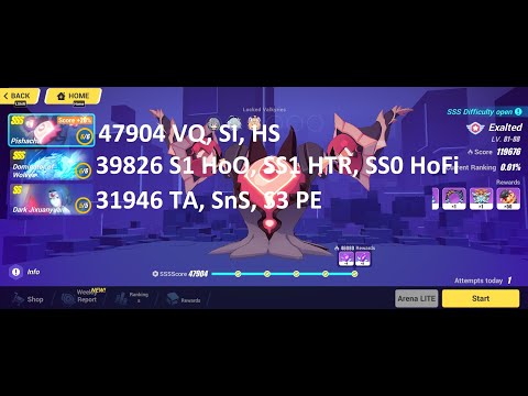 [HI3 SEA] EX MA: SSS Pishacha +20% 47904 / SSS Andrius 39826 / DJxy 31946