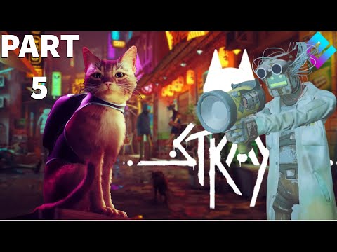 STRAY PS5 Walkthrough Gameplay Part 5 - DOC (FULL GAME)