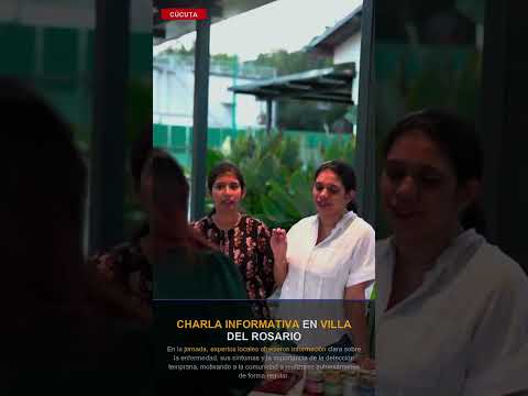 Charla de concientización sobre cáncer de mama en Villa del Rosario
