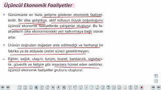 Eğitim Vadisi 10.Sınıf Coğrafya 19.Föy Türkiye'de Temel Ekonomik Faaliyetler Konu Anlatım Videoları
