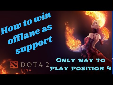 How to win offlane position 4 Lina in 7.26c patch (Indepth gameplay guide Dota 2)
