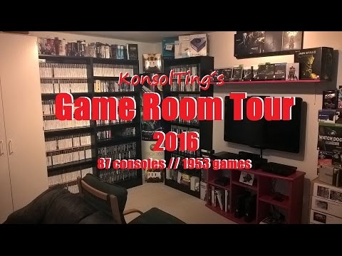 KonsolTing´s Game Room Tour 2016 (87 consoles // 1953 games)