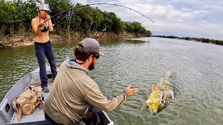 Sketchy Small BOAT and BIG Fish! *Deep In the Amazon River*