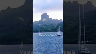 Stunning Cruise Ship View of Moorea, French Polynesia #short #Moorea #CruiseLife