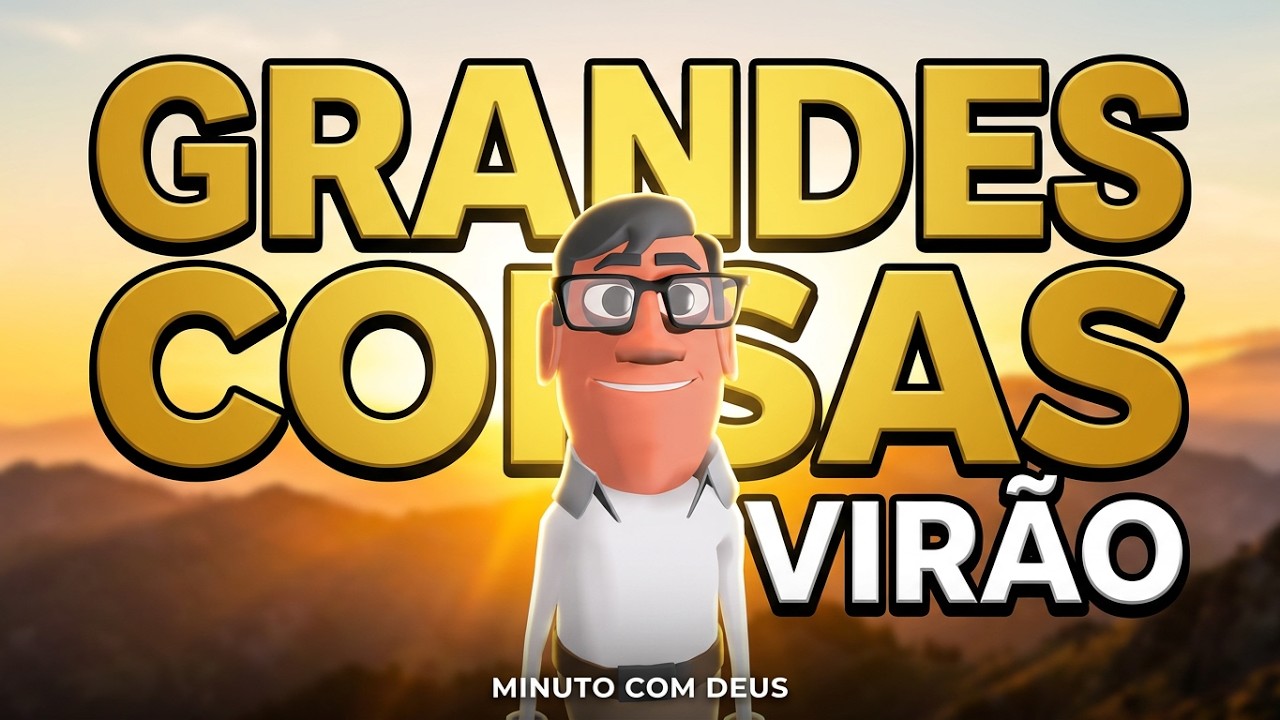 ORAÇÃO DA MANHÃ  - GRANDES COISAS ESTÃO POR VIR