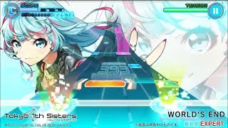 Tokyo 7th シスターズ　リズムゲームリニューアルプレイ動画(WORLD'S END 最高難易度EXPERT）