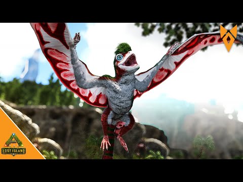 Taming My First Sinomacrops!! - ARK: Lost Island Hardcore (Ep2)