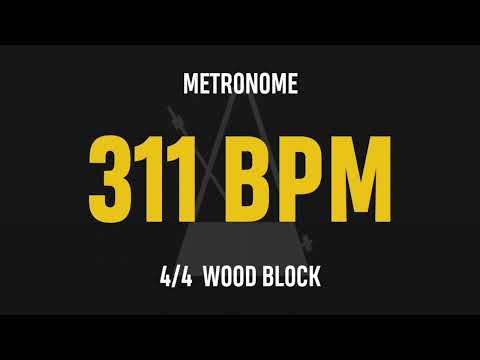 311 BPM 4/4 - Best Metronome (Sound : Wood block)