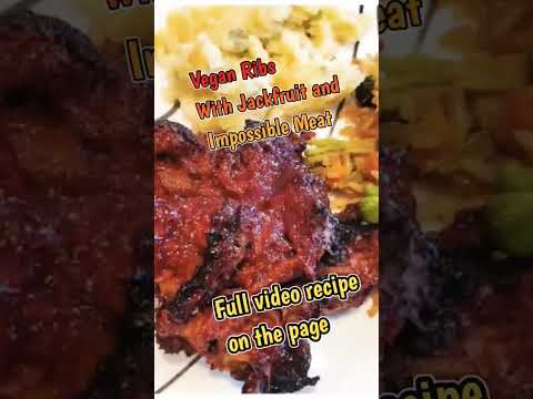 Best Vegan Ribs Full Recipe Video on page #food #ribsrecipe