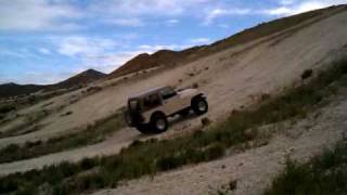 preview picture of video 'Hill Climb Yerington, NV - 1985 Jeep CJ7 4.2L, 4.56 gears & Truetrac'