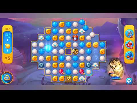 Fishdom 2022, no Boosters,   857   level  -  прохождение без бустеров,   857  уровень.