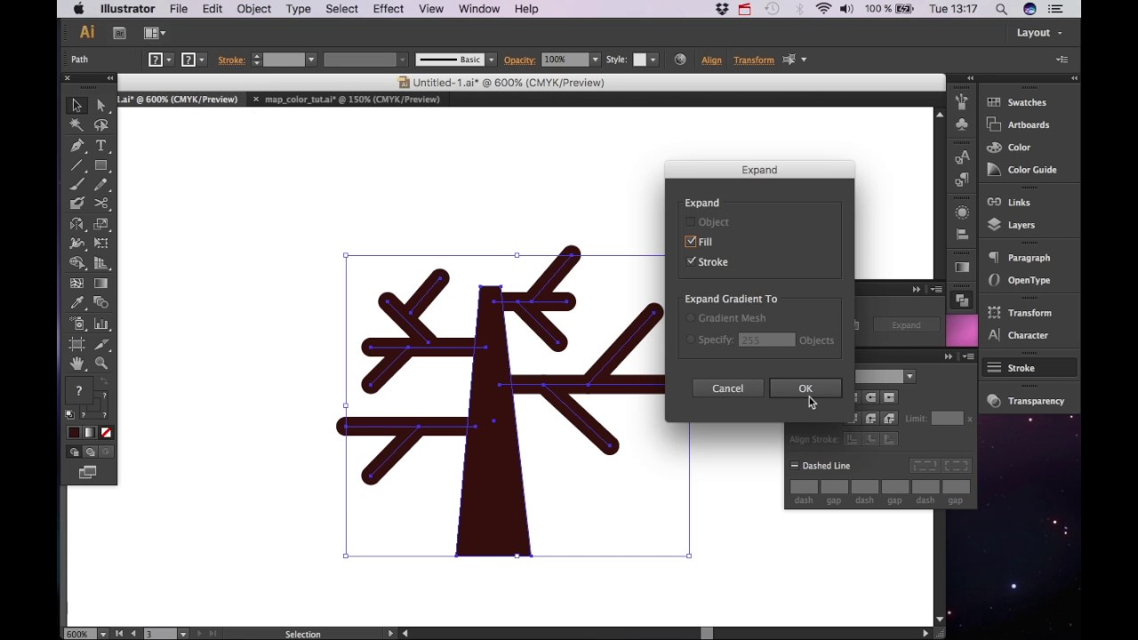 07/11 Bushes and trees — Graphic Design: Create a Vector City Map