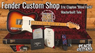 Video thumbnail for Fender Custom Shop Eric Clapton "Blind Faith" Todd Krause Masterbuilt Tele by Peach Guitars