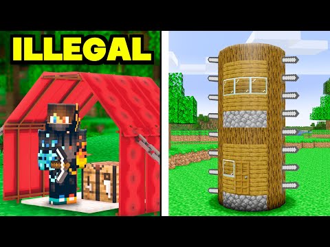 19 Most Illegal Minecraft Builds????