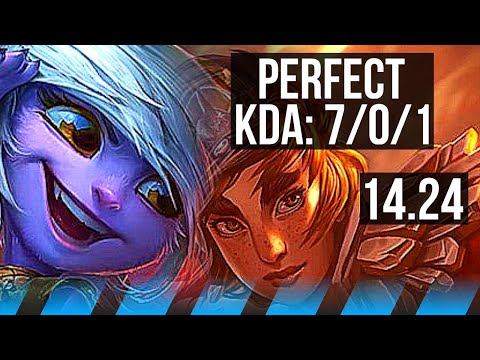 TRISTANA vs TALIYAH (MID) | 7/0/1, Godlike | NA Grandmaster | 14.24