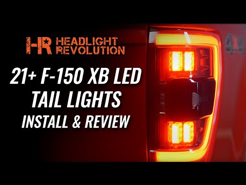 2021+ Ford F150 XB LED Headlights, Tail lights, XBG, and Boost Bar Upgrades!