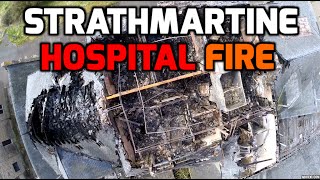 Strathmartine Hospital Fire :- DJI Phantom 2 Drone + GoPro Hero 3