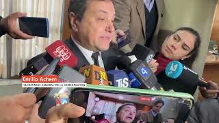 Emilio Achem defendió los límites de San Juan tras el reclamo de La Rioja