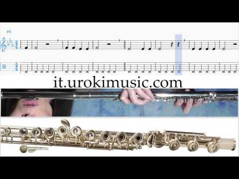 Lezioni di Flauto Maroon 5  She Will Be Loved  C#1 S#2 L#3 Melodia Tutorial Spartito Imparare Insegn