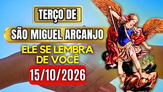 Terço Poderoso de São Miguel QUINTA 15/10/2026 PROTEÇÃO NO COMBATE