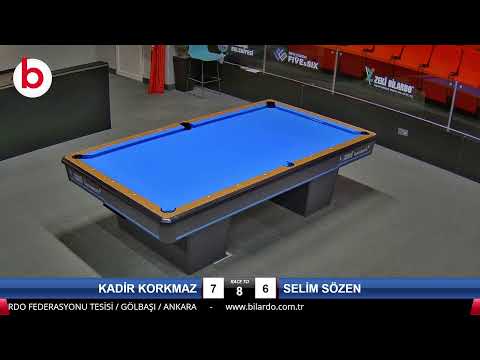 KADİR KORKMAZ & SELİM SÖZEN Bilardo Maçı - 