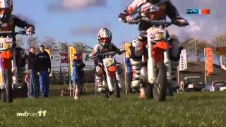 preview picture of video 'Der MDR beim MSC Teutschenthal ADAC MX Academy Motocross 27.10.2013'