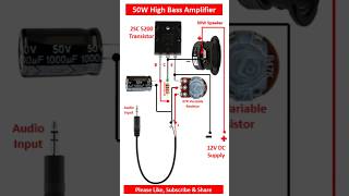 Download lagu 2SC5200 Powerful Bass Amplifier 12v || High Quality Powerful Bass Amplifier #2sc5200 #Amplifier mp3