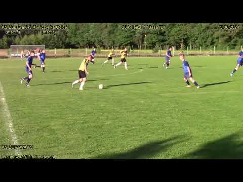 Skrót meczu: KS Żupawa - Koniczynka Ocice (15.06.2024) Klasa "B" / 26.kolejka