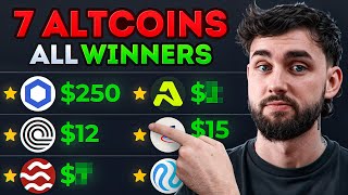 NOT A DRILL - 7 Altcoins That Will CRUSH Crypto Altseason 2025!