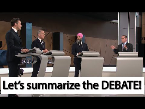 let’s summarize the debate!