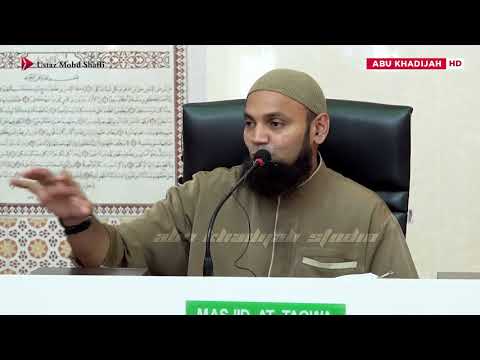 Beza Air MAZI &amp;amp; MANI | Ustaz Mohd Shaffi
