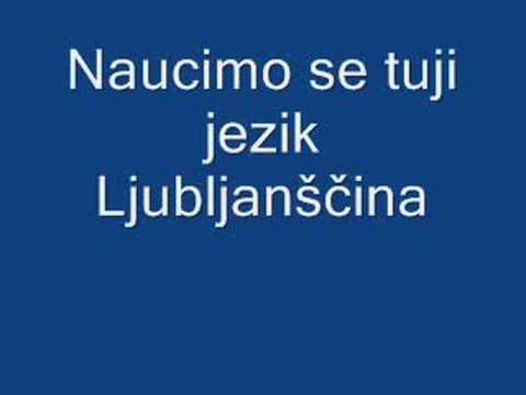 Naučimo se tuji jezik Ljubljanščina