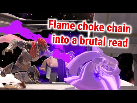 Flame choke chain into a brutal read