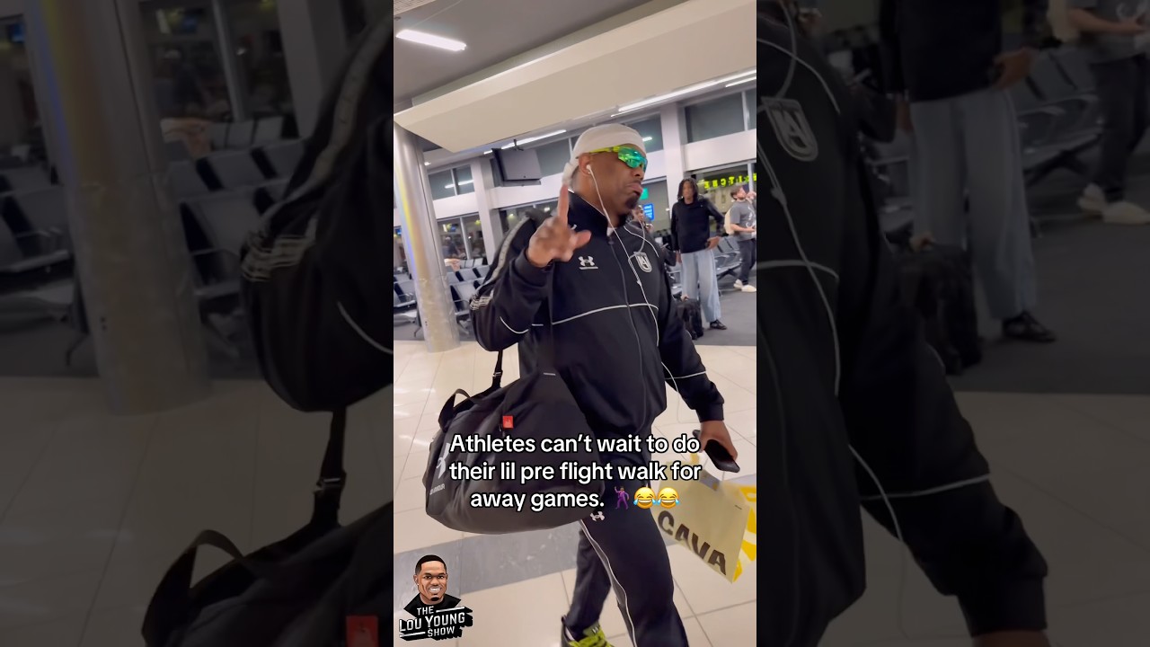 Athletes can’t wait to do their lil pre flight walk for away games. 🕺🏾😂😂 #shorts