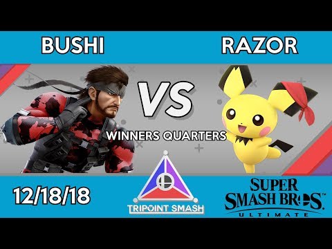 Tripoint Smash 39 - Winners Quarters - Razor (Pichu) Vs. Bushi (Snake)