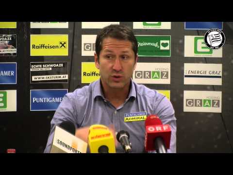 SK Sturm: Mediabriefing vor Salzburg (16. Runde 2014/15)