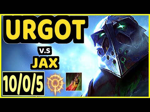 SCARFACE (URGOT) vs JAX - 10/0/5 KDA TOP CHALLENGER GAMEPLAY - EUW