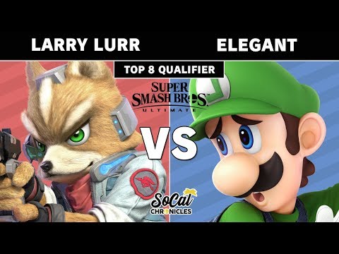 Smash Ultimate Tournament - Larry Lurr (Fox) Vs. Elegant (Luigi) Winners Top 64 - Socal Chronicles