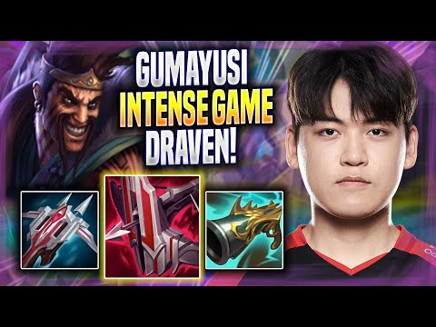 GUMAYUSI INTENSE GAME WITH DRAVEN! - T1 Gumayusi Plays Draven ADC vs Kalista! | Season 2022