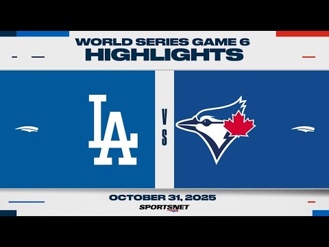 World Series Game 6 Highlights | Dodgers vs. Blue Jays - October 31, 2025