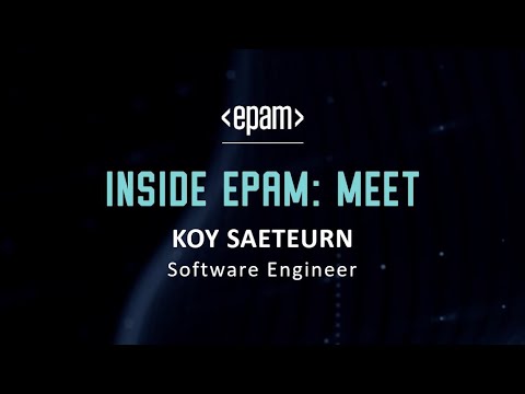 #InsideEPAM: Meet Koy, Software Engineer