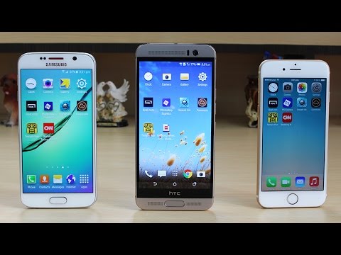 HTC One M9 Plus vs Galaxy S6 vs iPhone 6 Speed Test