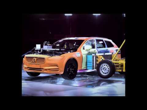 2017 Volvo V90 Cross Country crash test side impact collision