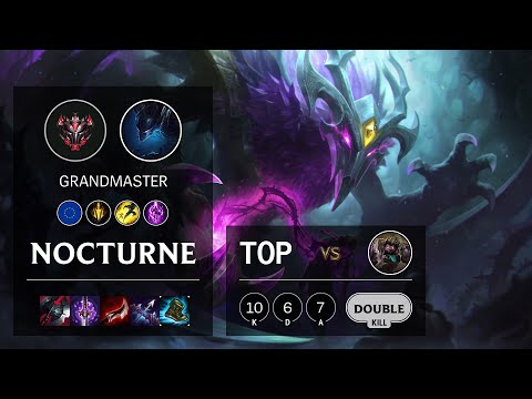 Nocturne Top vs Dr. Mundo - EUW Grandmaster Patch 10.16